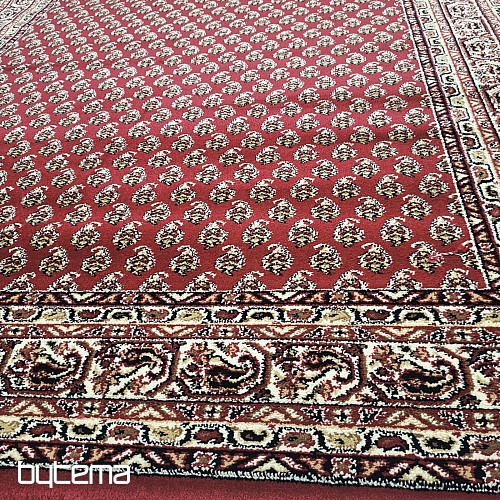Piece carpet SOLID 03 burgundy CONES