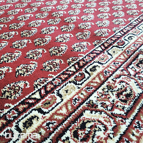 Piece carpet SOLID 03 burgundy CONES