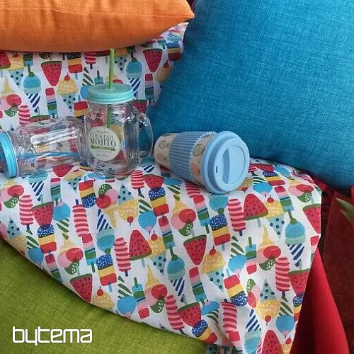 Decorative fabric ICE CREAM