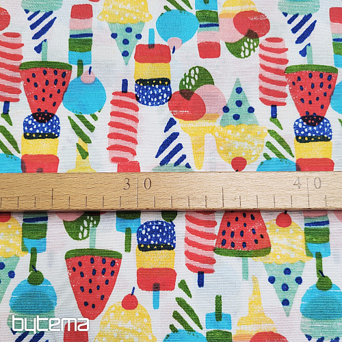 Decorative fabric ICE CREAM