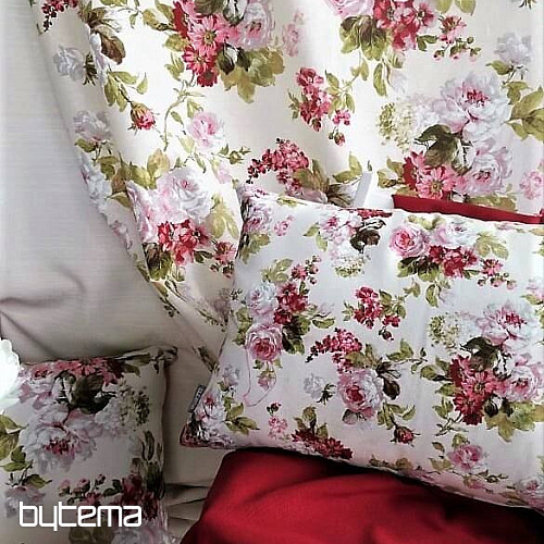 Decorative fabric ROSES ELIANA large