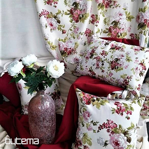 Decorative fabric ROSES ELIANA large