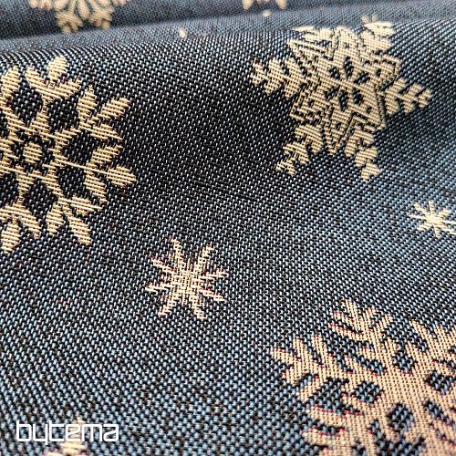 Tapestry fabric FLAKE BLUE