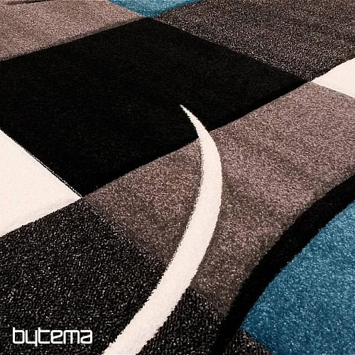 Modern carpet MOND MERINO turquoise
