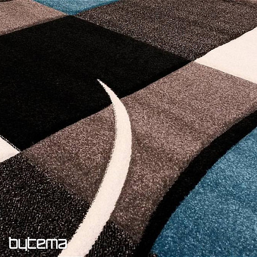 Modern carpet MOND MERINO turquoise