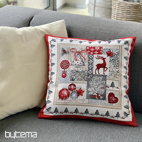 Christmas tapestry pillow cover MERRY CHRISTMAS