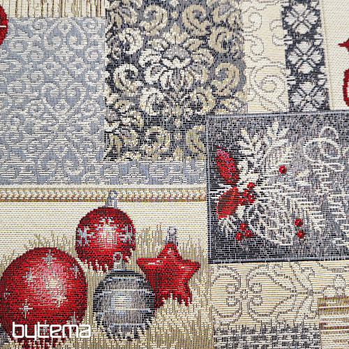 Tapestry fabric MODERN CHRISTMAS