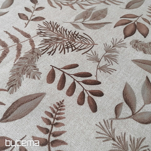 Decorative fabric FERN BROWN