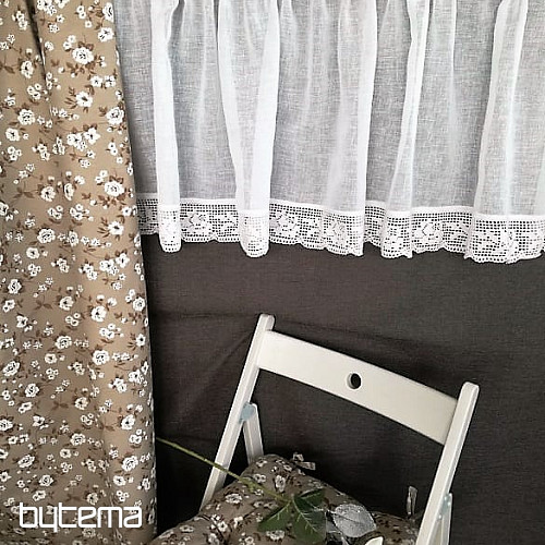 Crochet woven curtain LARISA