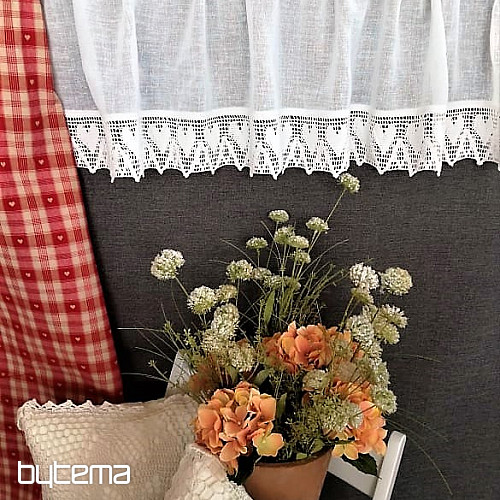Crochet woven curtain LENA