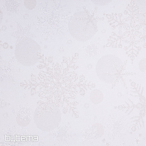 Jacquard deco SNOWFLAKES II. silver