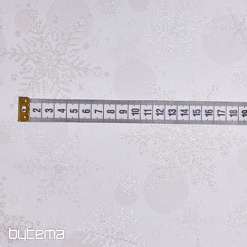 Jacquard deco SNOWFLAKES II. silver