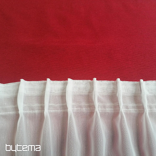 Flaring curtain ribbon 8 cm, 1:1.5