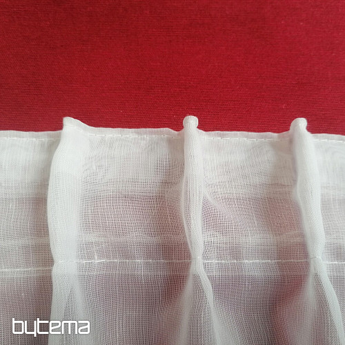 Flaring curtain ribbon 8 cm, 1:1.5