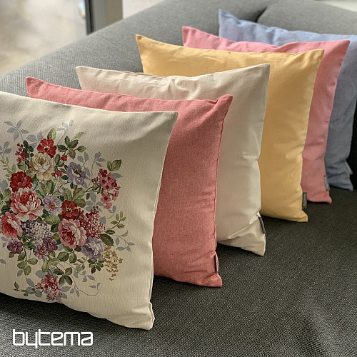 Decorative cushion cover PASTEL YELLOW