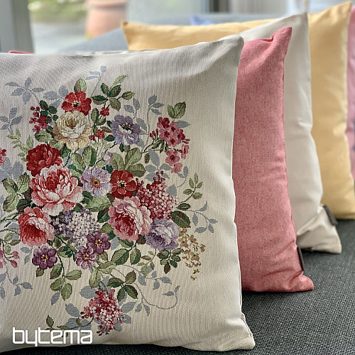 Decorative cushion cover PASTEL YELLOW