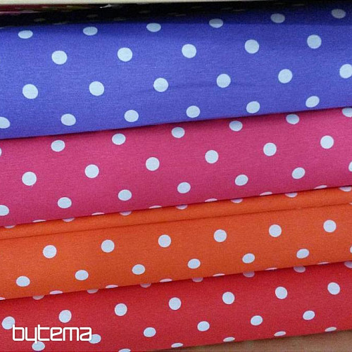 Decorative fabric polka dot NEO purple 302