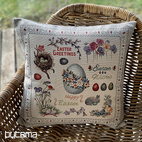 Tapestry pillow-case HAPPY EASTER