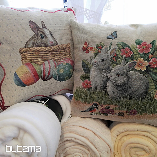 Tapestry pillow-case EASTER BUNNY