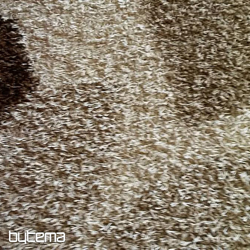 Piece carpet SHAGGY EXTRA leaves beige