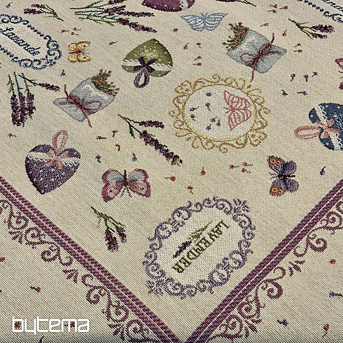 Tapestry tablecloth 100 x100 Lavender dream