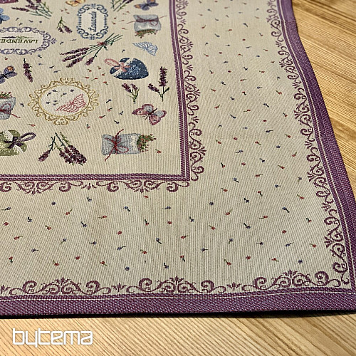 Tapestry tablecloth 100 x100 Lavender dream