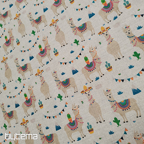 Decorative fabric LAMY cut
