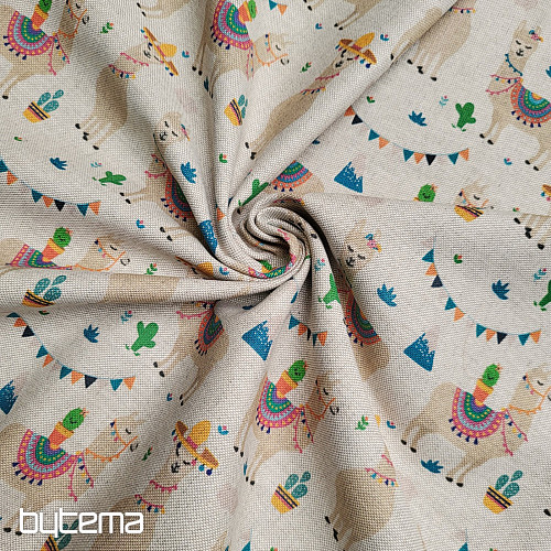 Decorative fabric LAMY cut