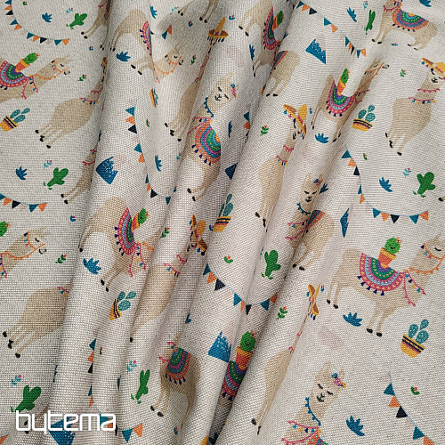 Decorative fabric LAMY cut