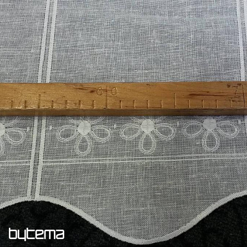 Brise-bise Curtain flowers 11383 cream
