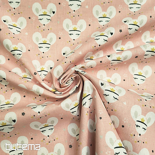 Cotton fabric MICE