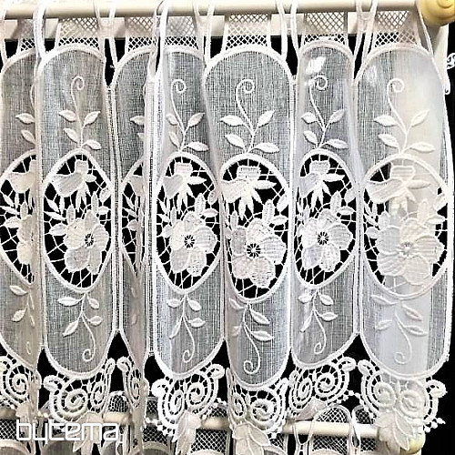 Brise-bise woven curtain 11573