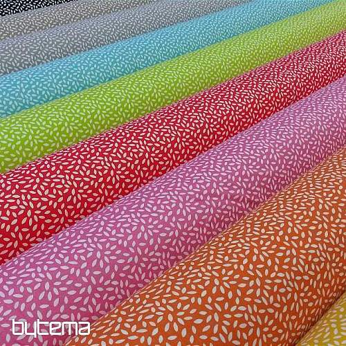 Cotton fabric STILI red