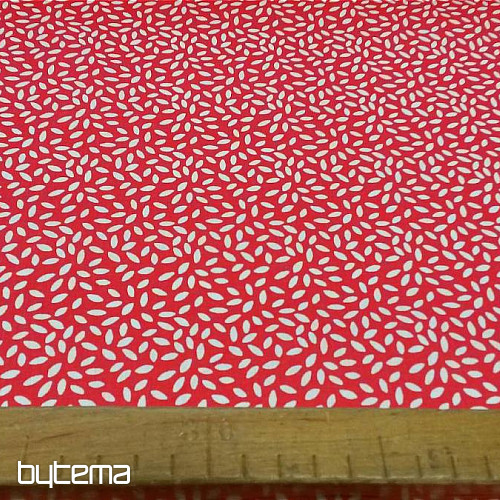 Cotton fabric STILI red