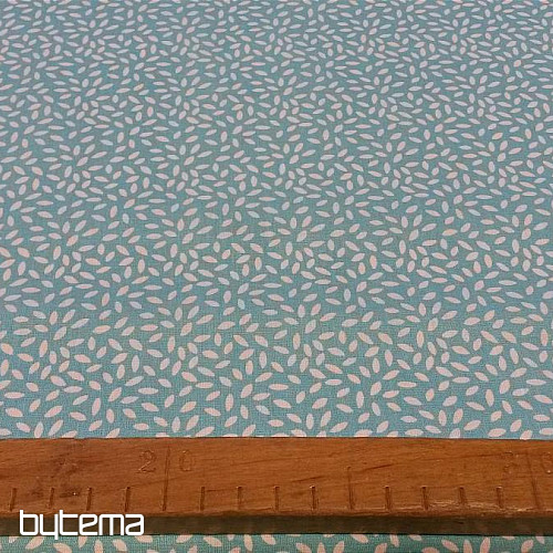 Cotton fabric STILI turquoise