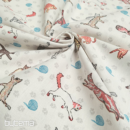 Decorative fabric CATS