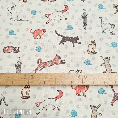 Decorative fabric CATS