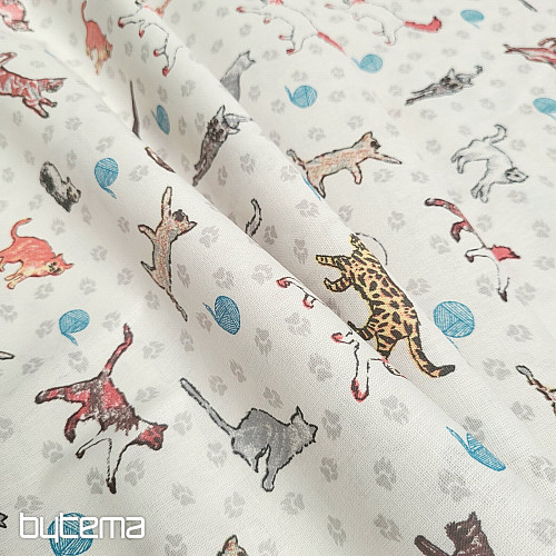 Decorative fabric CATS