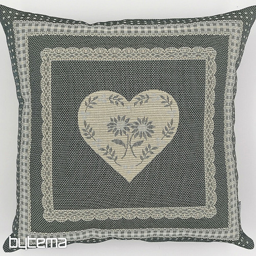 Tapestry cushion cover SELSKÁ JIZBA gray