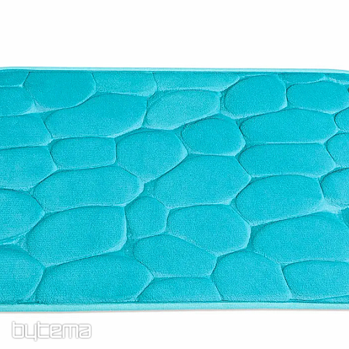 Bathroom mat TILES TURQUOISE