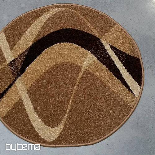 Round carpet BROWN BEIGE