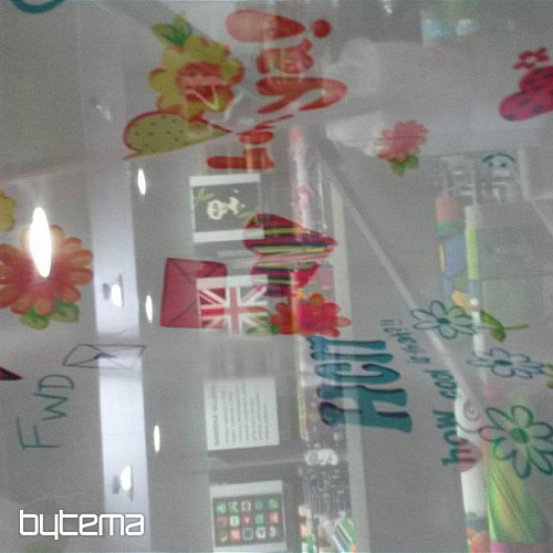Children curtain voile HAPPY