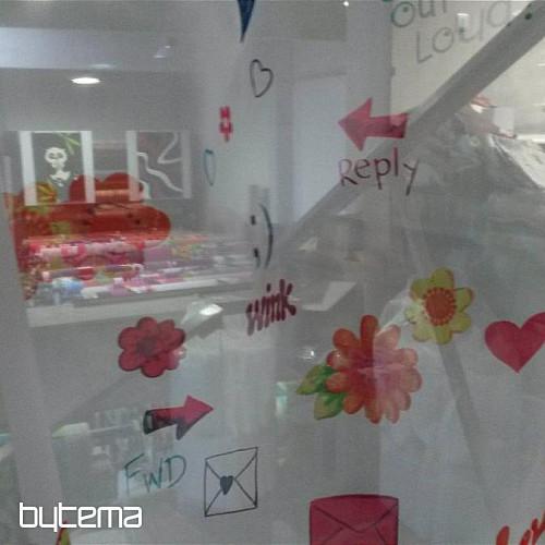 Children curtain voile HAPPY