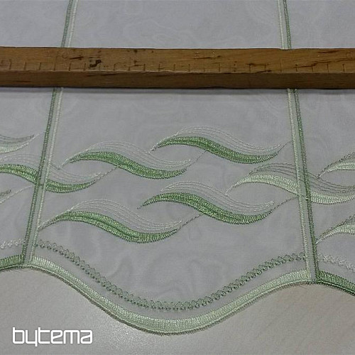 Modern short Curtain green