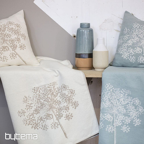 JADE flower cushion cover - NATUR