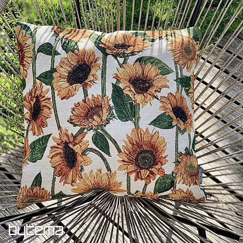 Tapestry cushion cover SUNFLOWER