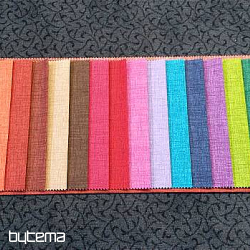 Unicolored decorative fabric EDGAR 502 terracotta