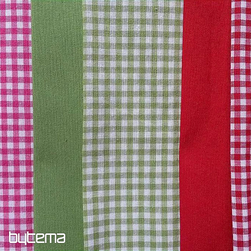 Unicolored decorative fabric LISO 306 pink