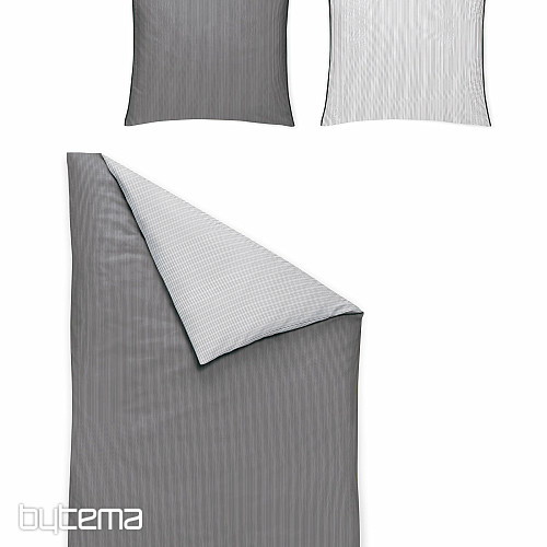 Modern design bedding LINEA grafit 12
