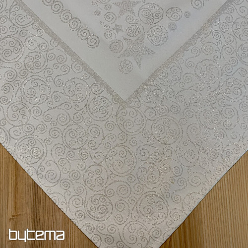 Christmas tablecloth ORNAMENT natur